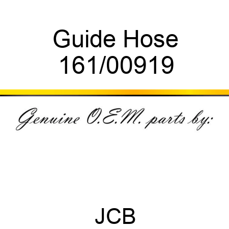 Guide Hose 161/00919