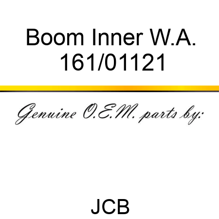 Boom, Inner W.A. 161/01121
