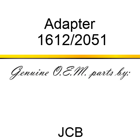 Adapter 1612/2051