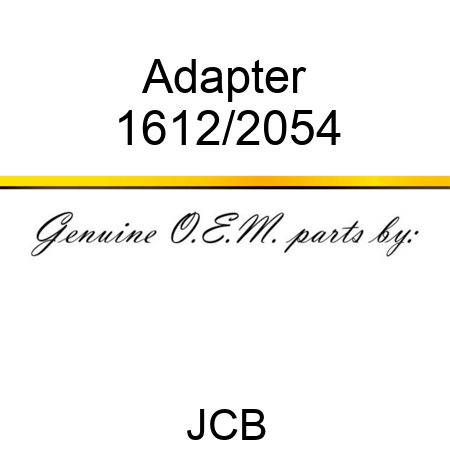 Adapter 1612/2054