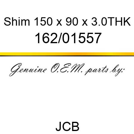 Shim, 150 x 90 x 3.0THK 162/01557