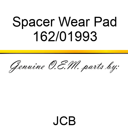 Spacer, Wear Pad 162/01993