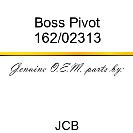 Boss, Pivot 162/02313