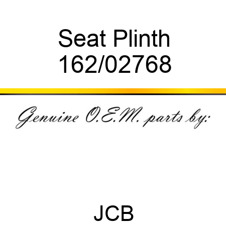 Seat, Plinth 162/02768