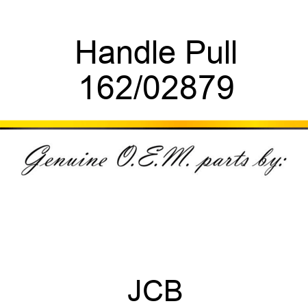 Handle, Pull 162/02879