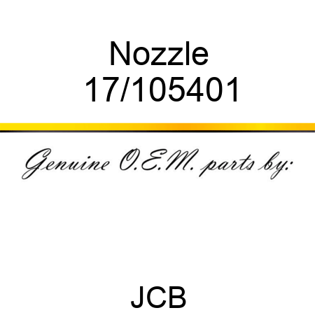 Nozzle 17/105401
