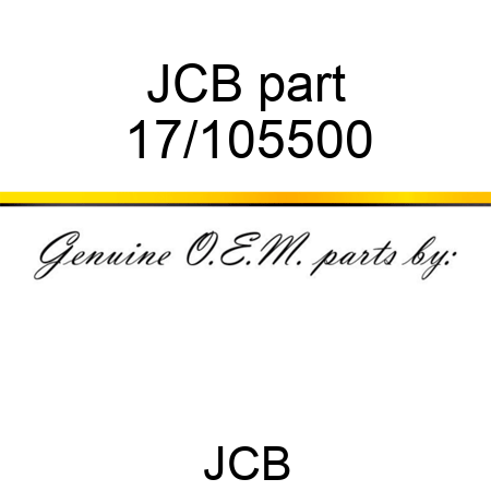 JCB part 17/105500