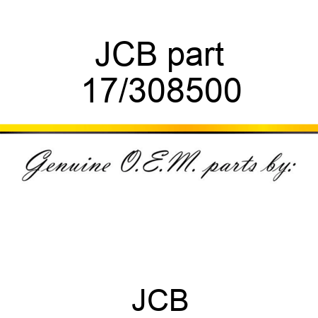JCB part 17/308500