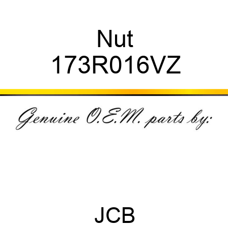 Nut 173R016VZ