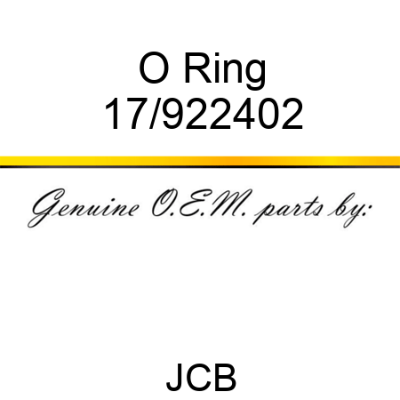 O Ring 17/922402