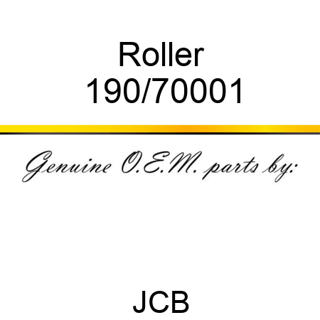 Roller 190/70001