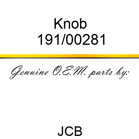 Knob 191/00281