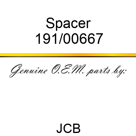 Spacer 191/00667