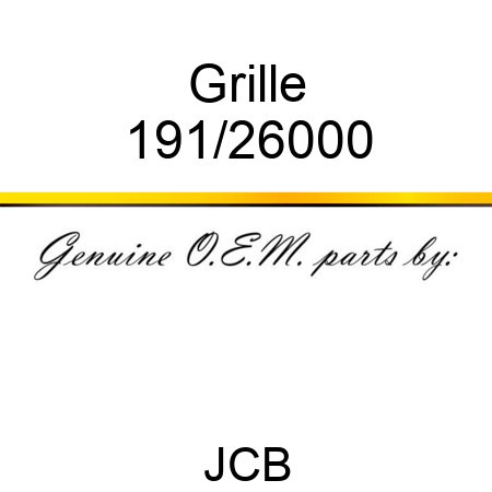 Grille 191/26000