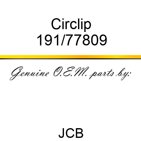Circlip 191/77809