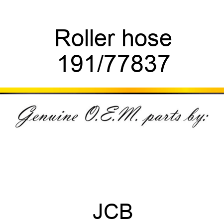 Roller, hose 191/77837