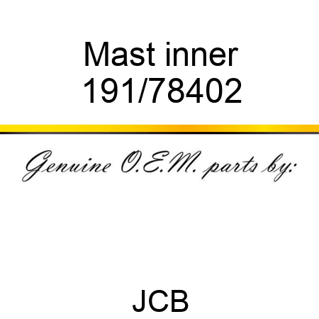 Mast, inner 191/78402