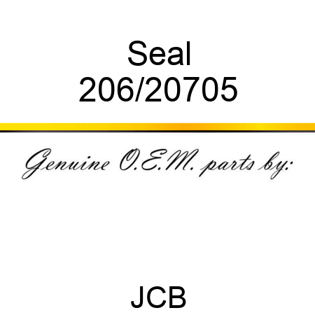 Seal 206/20705