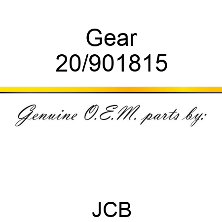 Gear 20/901815
