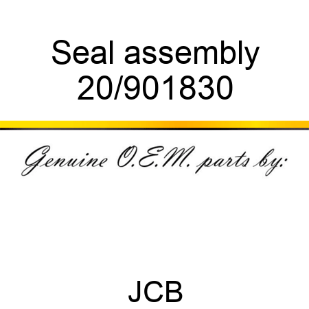 Seal, assembly 20/901830