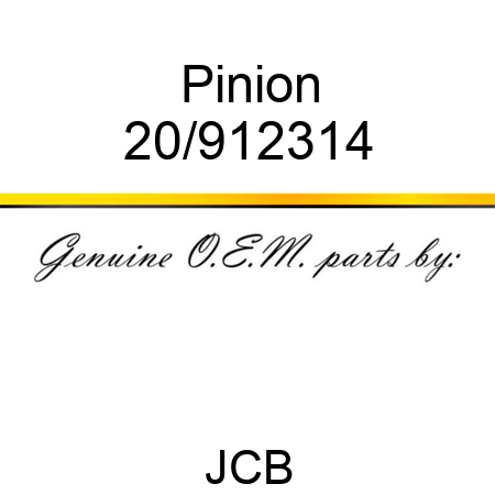 Pinion 20/912314