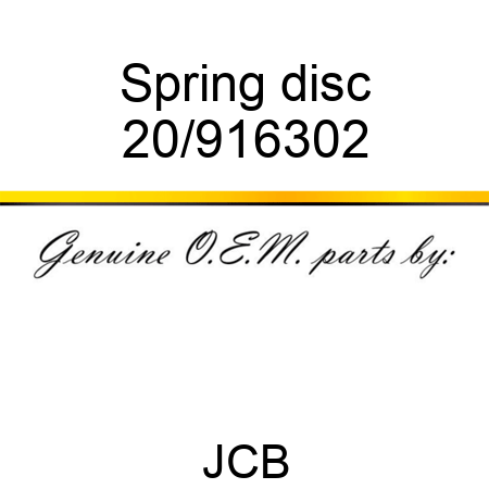 Spring, disc 20/916302