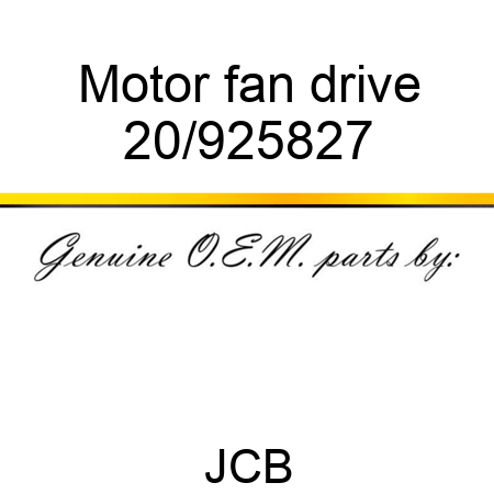 Motor, fan drive 20/925827