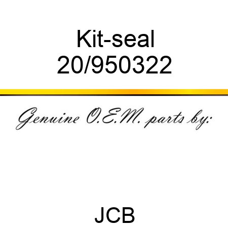 Kit-seal 20/950322