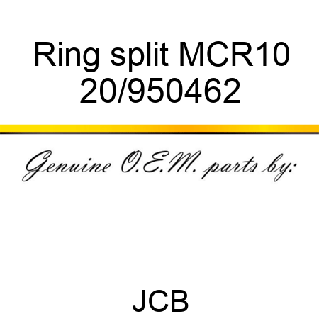 Ring, split, MCR10 20/950462