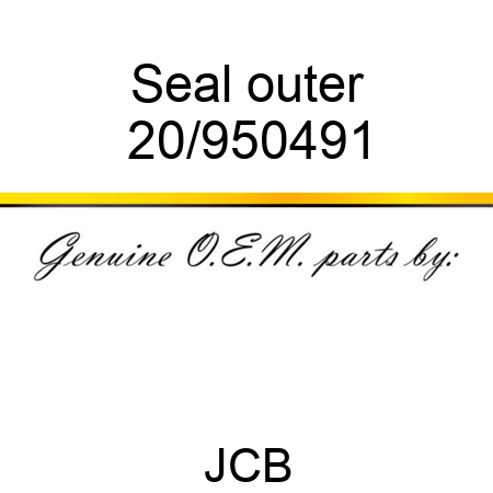 Seal, outer 20/950491