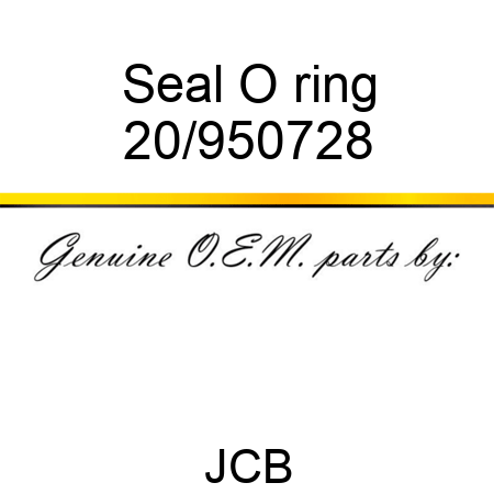 Seal, O ring 20/950728