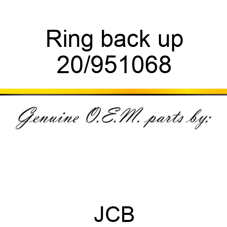 Ring, back up 20/951068
