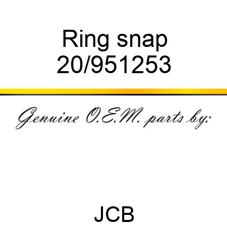 Ring, snap 20/951253
