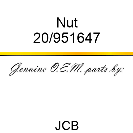 Nut 20/951647