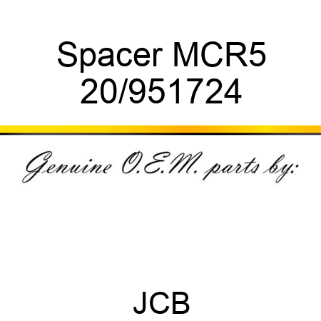 Spacer, MCR5 20/951724