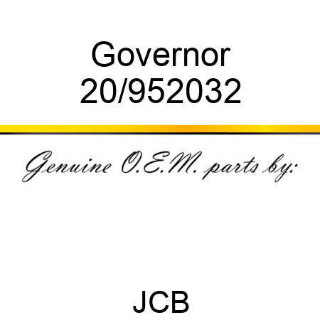 Governor 20/952032