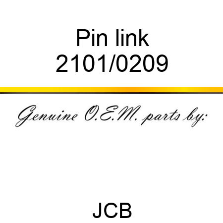 Pin, link 2101/0209