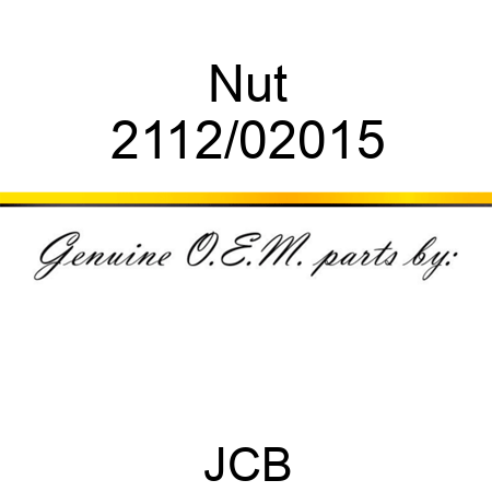 Nut 2112/02015