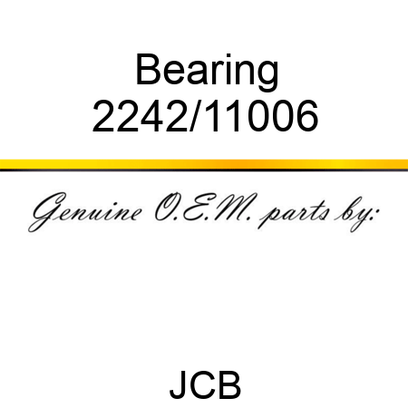 Bearing 2242/11006