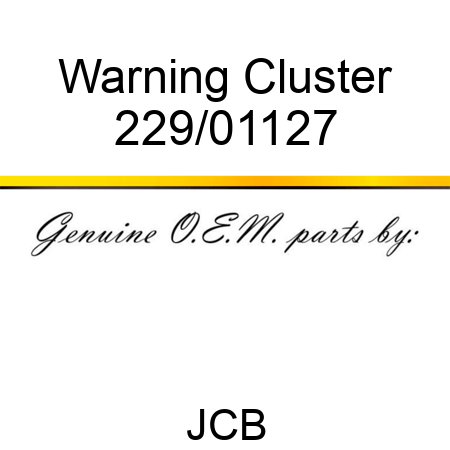 Warning Cluster 229/01127