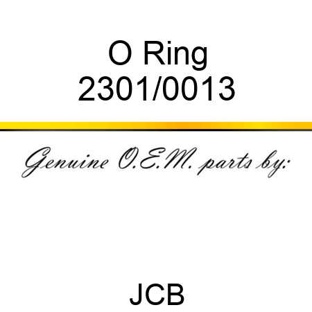 O Ring 2301/0013