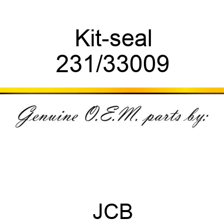 Kit-seal 231/33009
