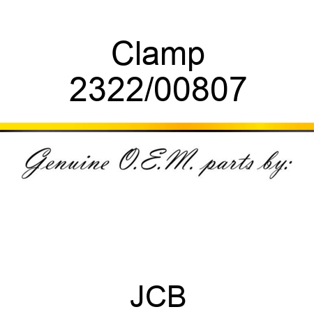 Clamp 2322/00807