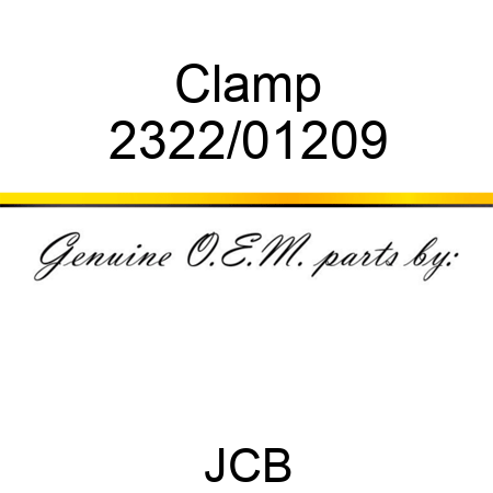 Clamp 2322/01209