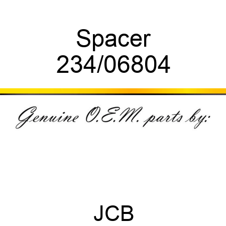 Spacer 234/06804