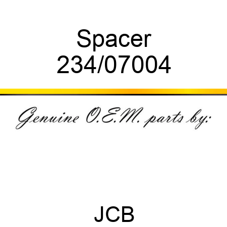 Spacer 234/07004