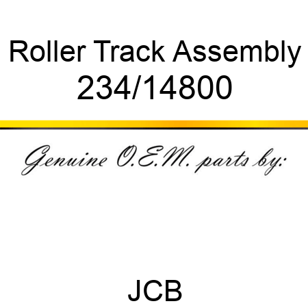 Roller, Track Assembly 234/14800