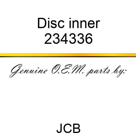 Disc, inner 234336