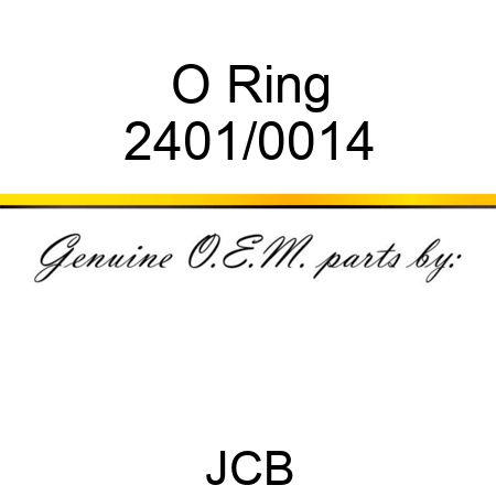 O Ring 2401/0014