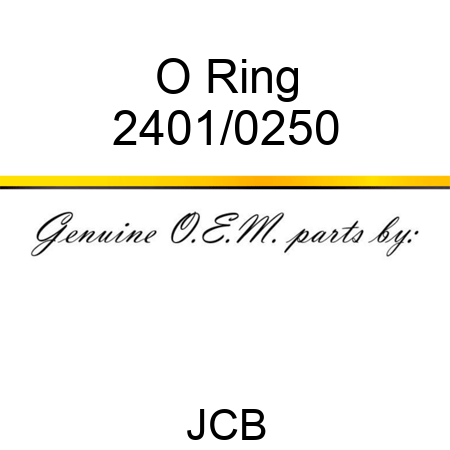 O Ring 2401/0250